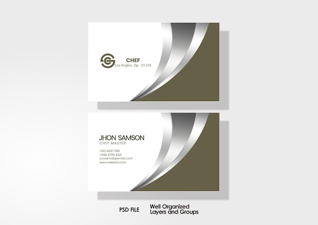 PSD professional business card design