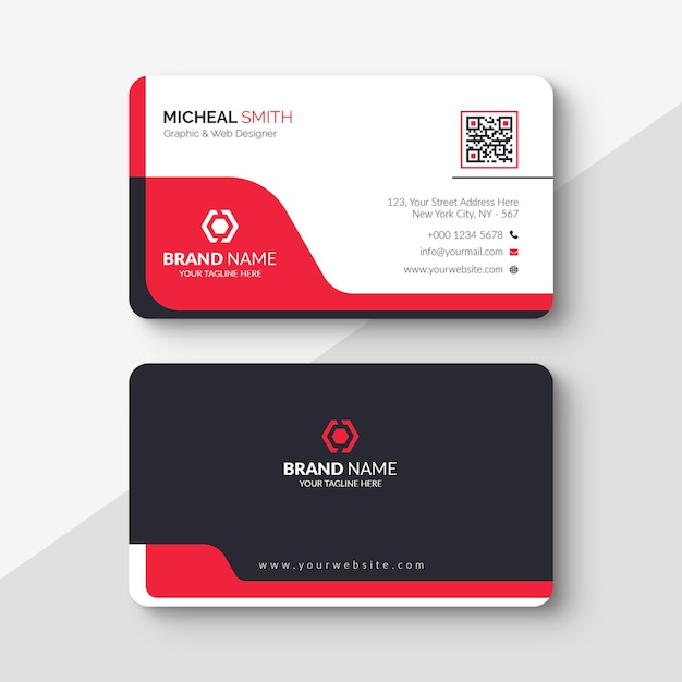 Professional business card template