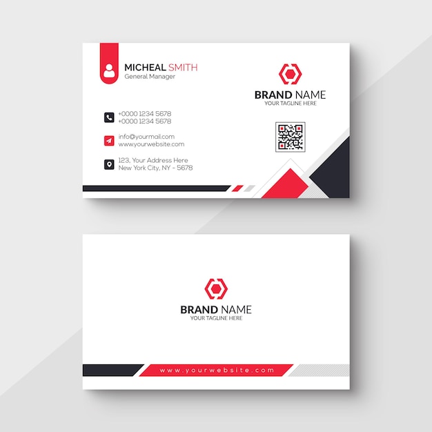 Professional business card template