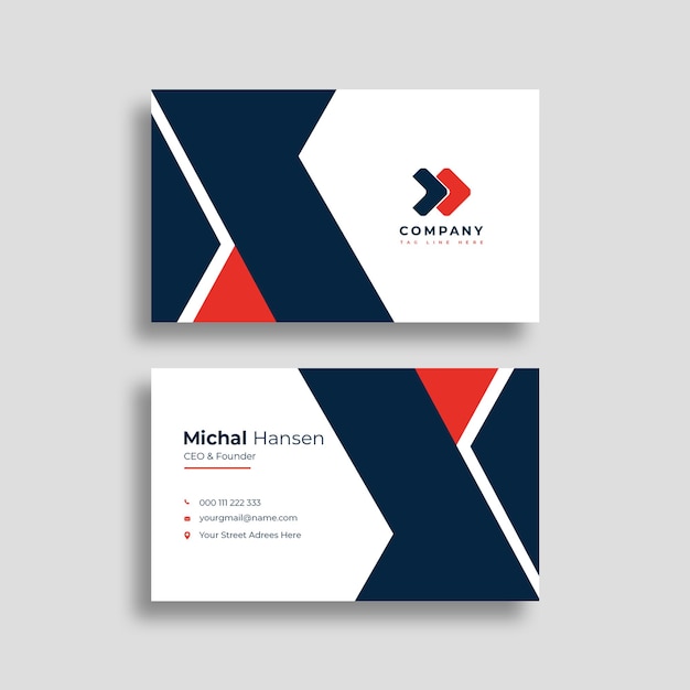 Professional creative business card design