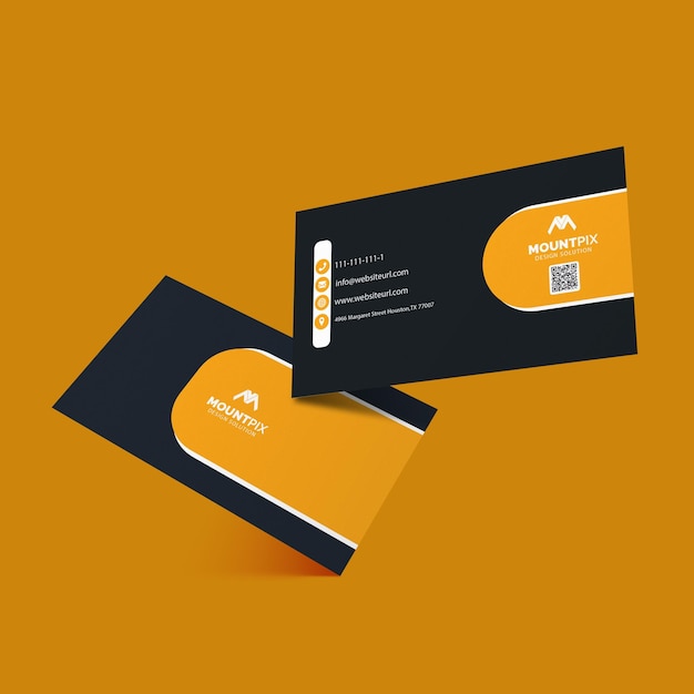 Professional creative business card template