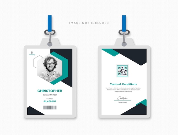 PSD professional employee corporate id card design template business office id card design bundle