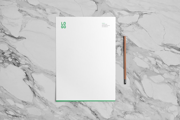 Professional Letterhead mockup