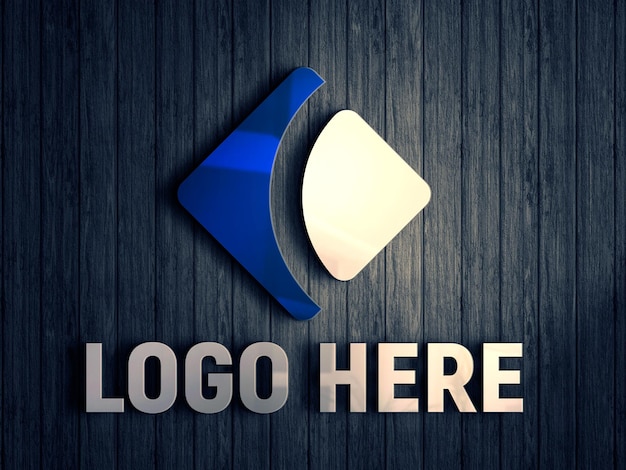 PSD professional logo mockup logo mockup psd file