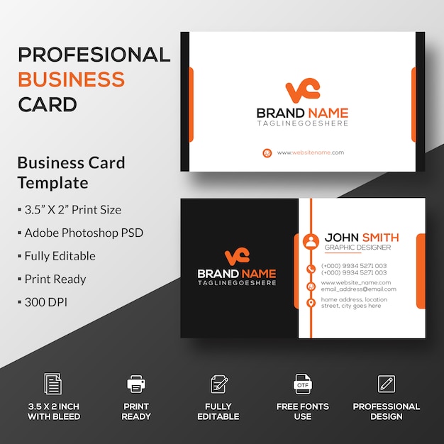 Profossional Business Card Template