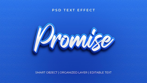 Promise Text Effect