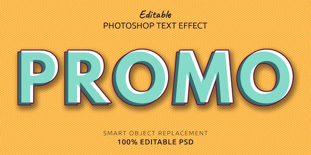 Promo Editable Text Style Effect