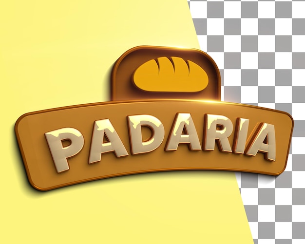 Promoção Padaria Selo 3D render Flare