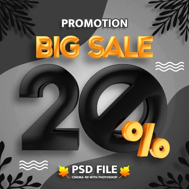 promotion big sale 20 black