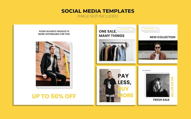 Promotion Social Media Instagram Post Templates