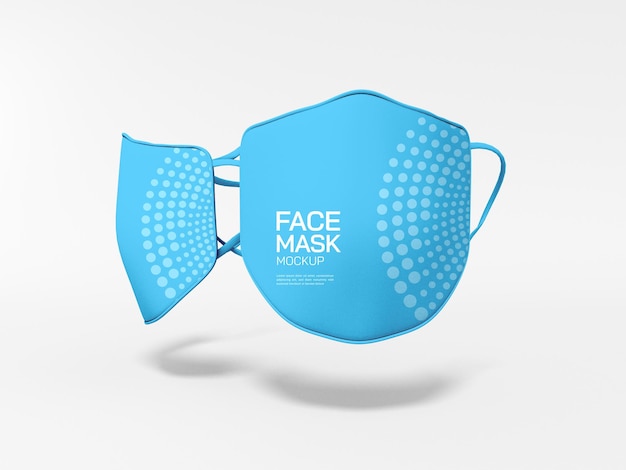 Protective Medical Face Mask Mockup