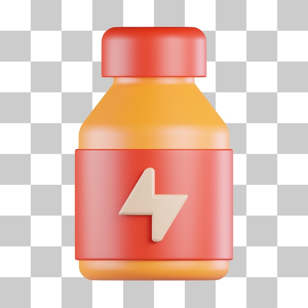 Protein Supplement 3D Icon