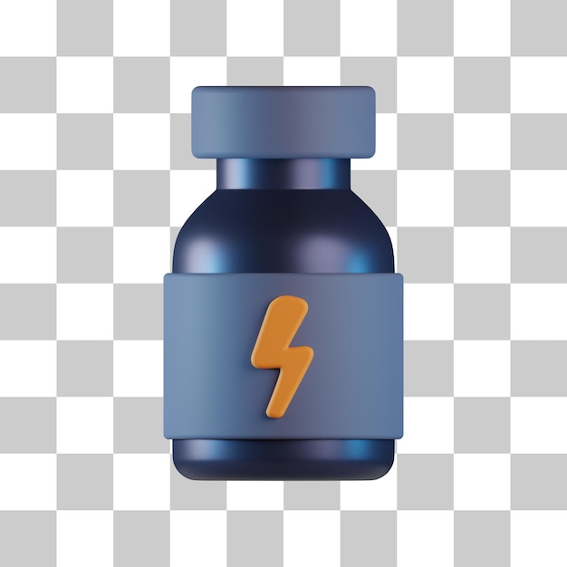 Protein Supplement 3D Icon