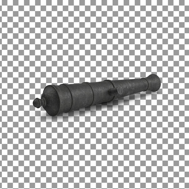 PSD 3D Bolt and nut on isolated and transparent background