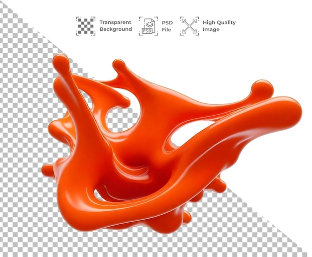 PSD psd 3d color liquid render