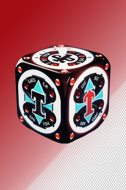 PSD 3d illustration Casino isolated on transparent background