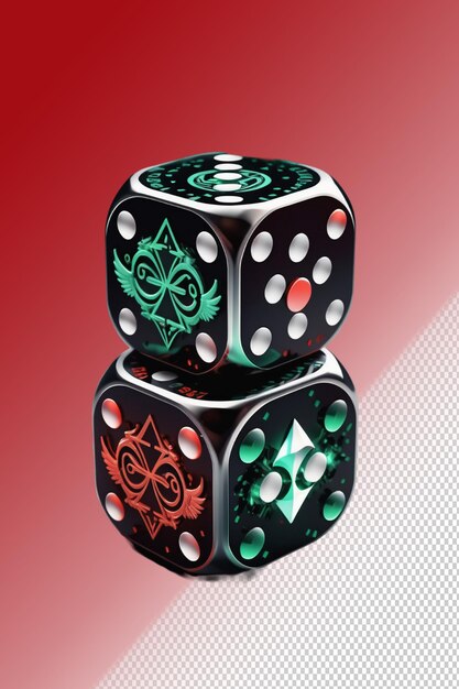 PSD 3d illustration Casino isolated on transparent background