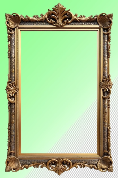 PSD 3d illustration Frame isolated on transparent background