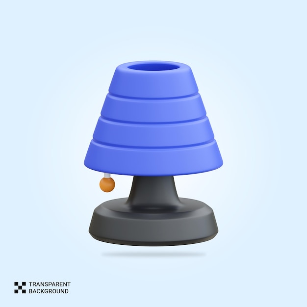 PSD psd 3d lamp desk icon