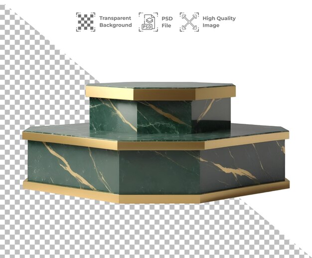 PSD psd 3d luxury marble podium template