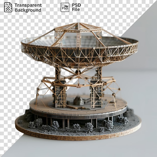 psd 3d model of the arecibo observatory