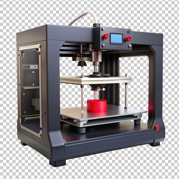 PSD of a 3d printer MakerBot replicator on transparent background