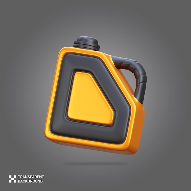 PSD 3D render oil barrel icon