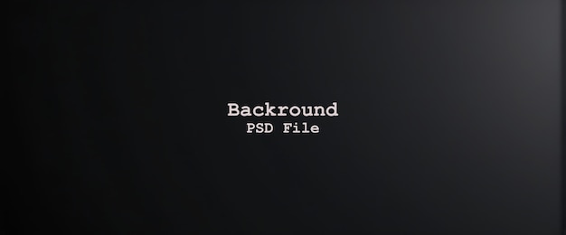 PSD Abstract black gradient background empty black color studio room background