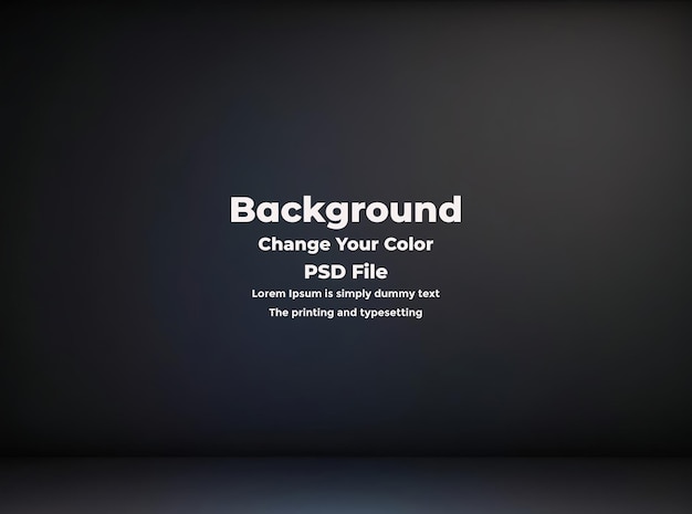 PSD psd abstract black gradient background empty dark texture studio room wallpaper