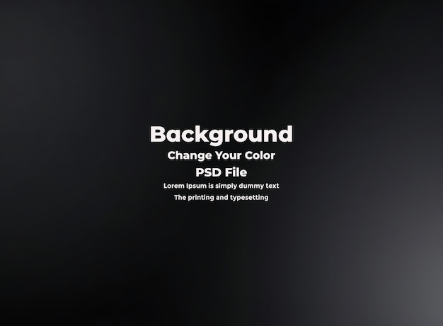 PSD Abstract black gradient background empty dark texture studio room wallpaper