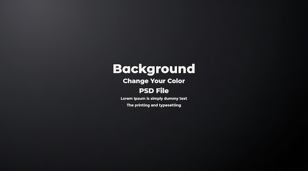 PSD Abstract black gradient background empty dark texture studio room wallpaper