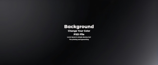 PSD Abstract black gradient background empty dark texture studio room wallpaper