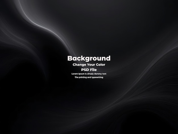 PSD Abstract black gradient background empty dark texture wallpaper