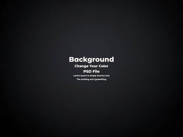 PSD Abstract black gradient background empty dark texture wallpaper