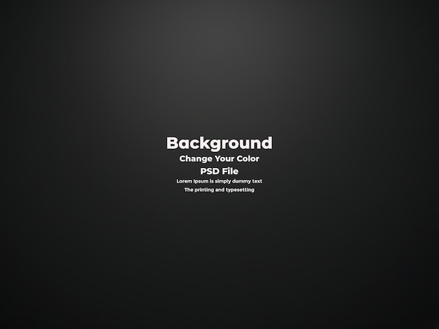 PSD Abstract black gradient background empty dark texture wallpaper