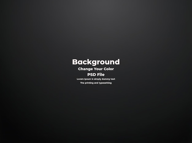 PSD Abstract black gradient background empty dark texture wallpaper