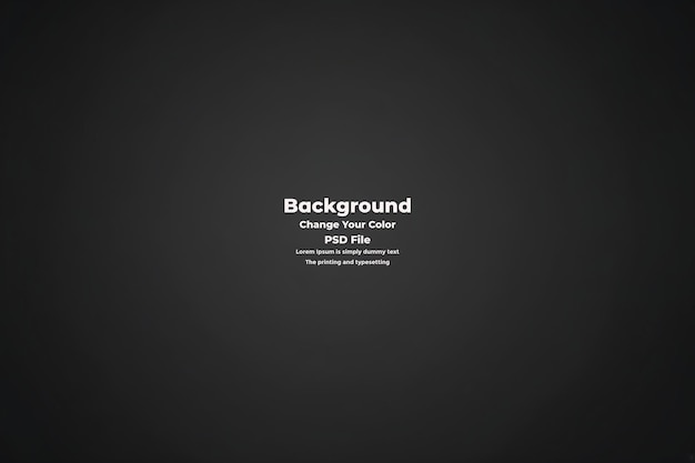 PSD Abstract black gradient background empty dark texture wallpaper