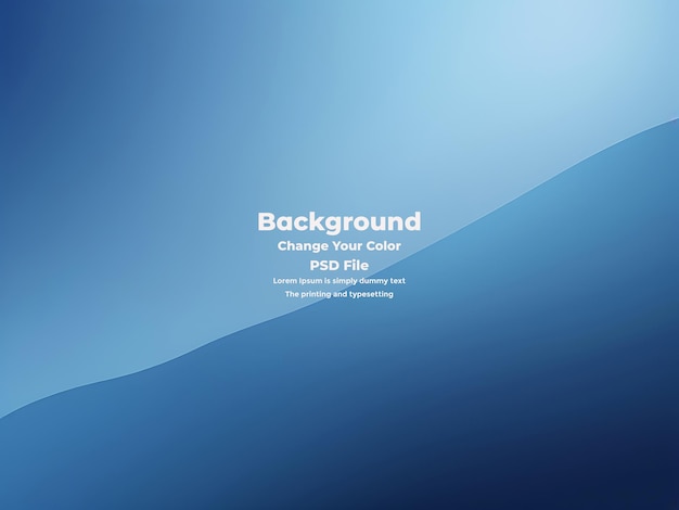 PSD psd abstract blue gradient background empty blue texture