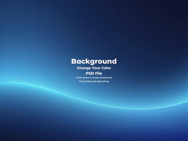 PSD psd abstract blue gradient background empty blue texture