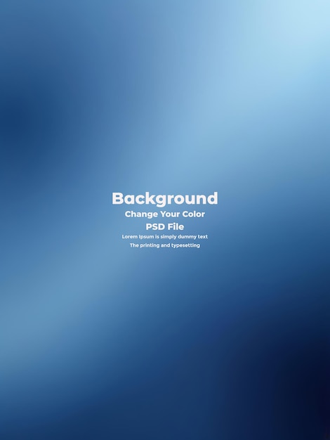 PSD psd abstract blue gradient background empty blue texture