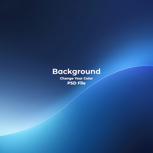 PSD Abstract blue gradient background looks modern blurry textured blue wallpaper