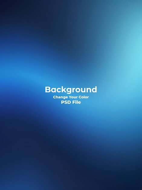 PSD Abstract blue gradient background looks modern blurry textured blue wallpaper