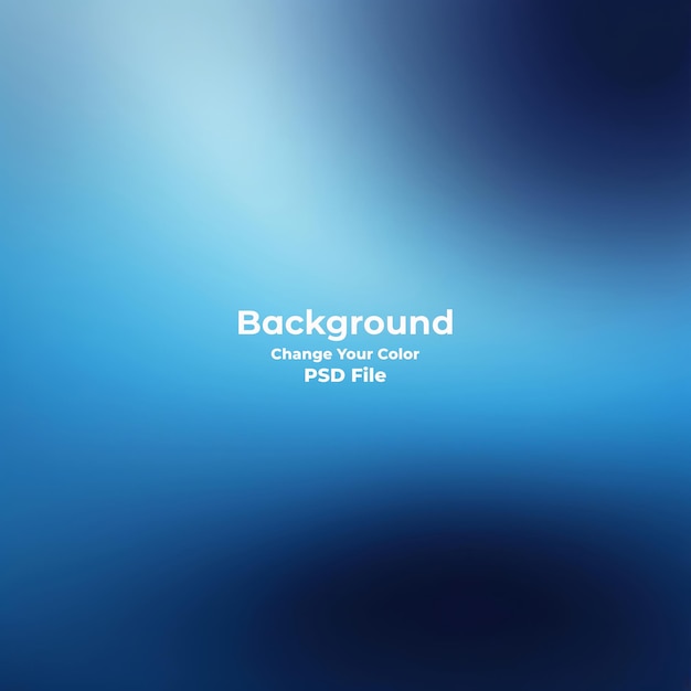 PSD Abstract blue gradient background looks modern blurry textured blue wallpaper