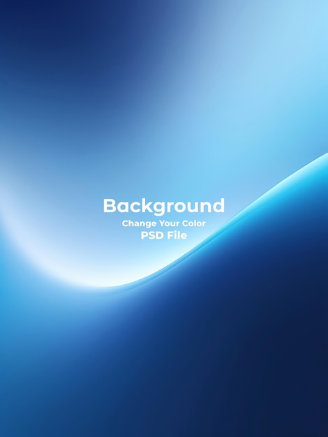 PSD Abstract blue gradient background looks modern blurry textured blue wallpaper