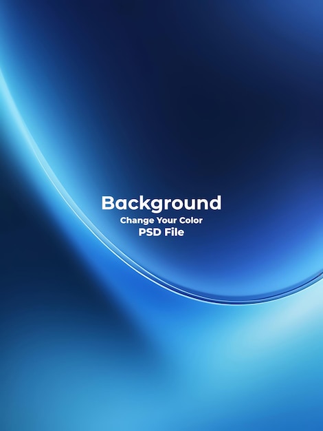 PSD Abstract blue gradient background looks modern blurry textured blue wallpaper