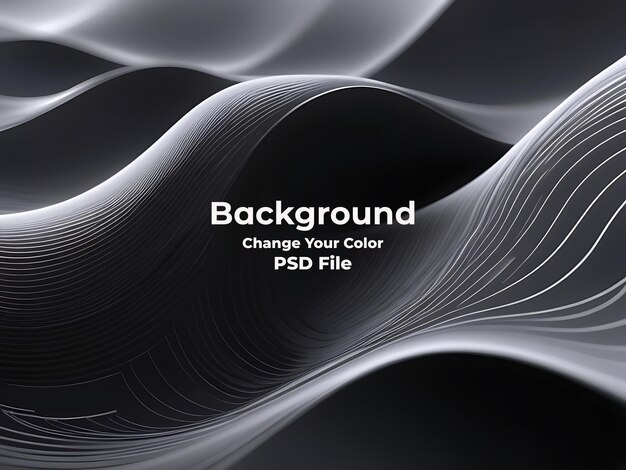 PSD Abstract gray background wave particles Technology Carbon line gray wallpaper texture