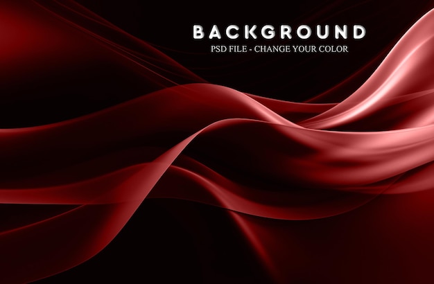 PSD abstract red background