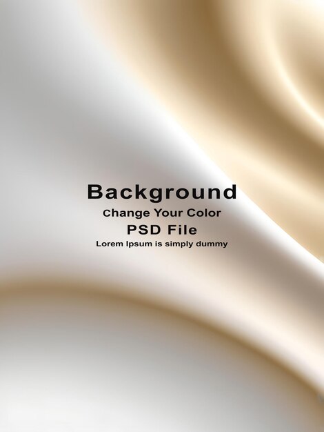 PSD psd abstract white gold gradient background luxury with golden line wave