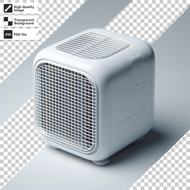 PSD air conditioner on transparent background with editable mask layer