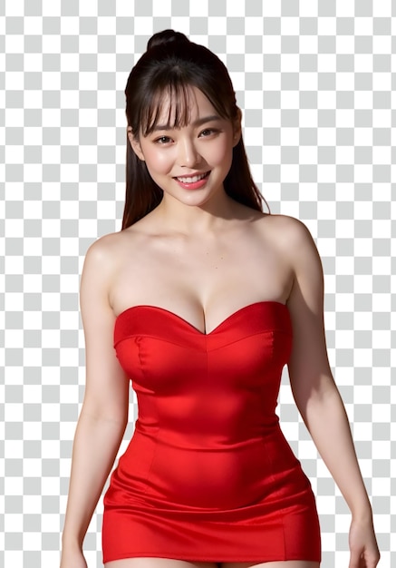 Psd Asian sex woman on transparent background